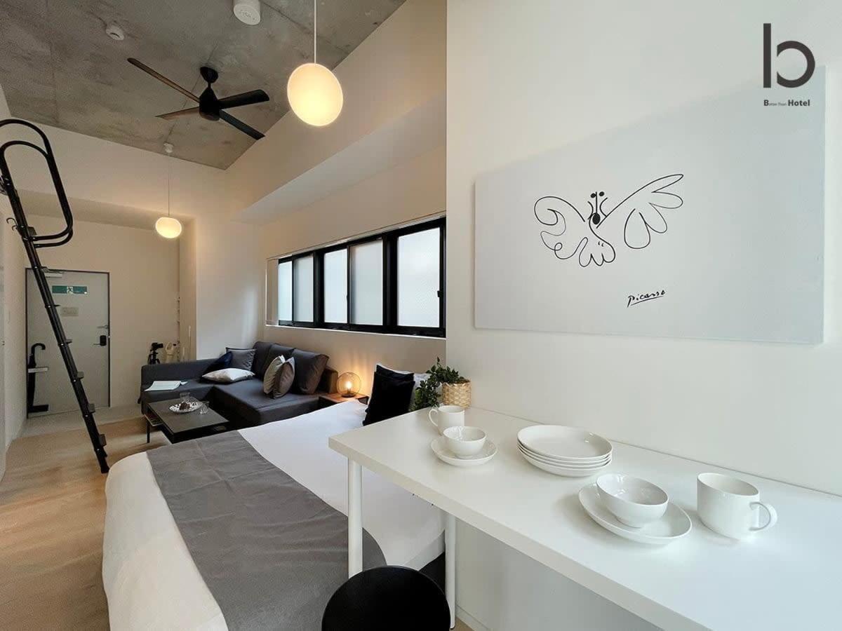 Bhotel Nekoyard - Stylish Loft Studio Steps From Peace Park Hiroshima Exterior photo