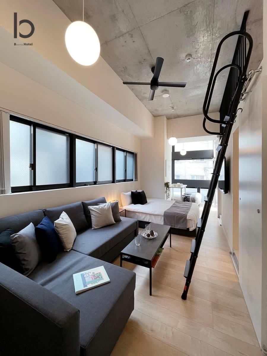 Bhotel Nekoyard - Stylish Loft Studio Steps From Peace Park Hiroshima Exterior photo